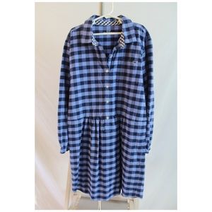 Vineyard Vines Girls Lighthouse Flannel Shirtdress